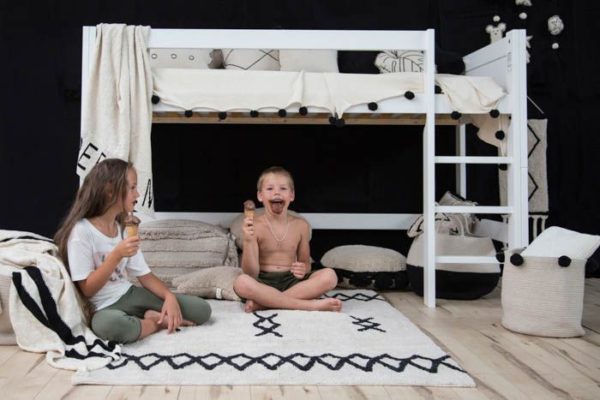 Tapis Lavable Atlas Natural - Black – Image 6