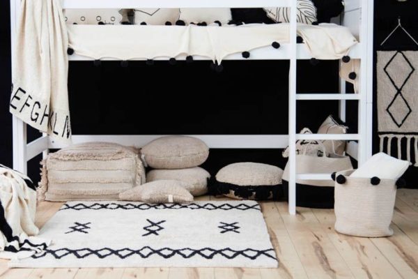 Tapis Lavable Atlas Natural - Black – Image 4