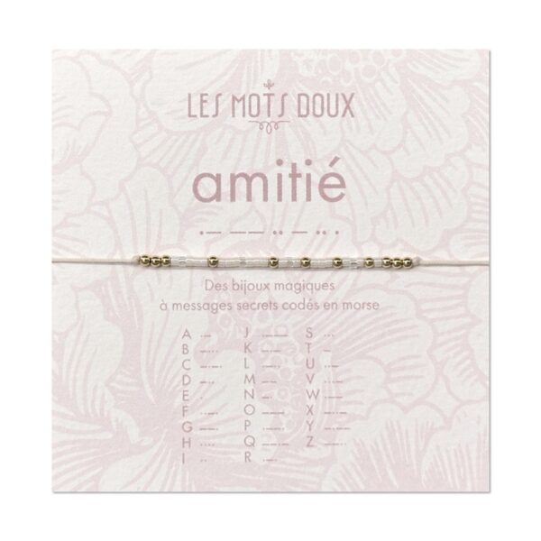 Bracelet LES MOTS DOUX amitié