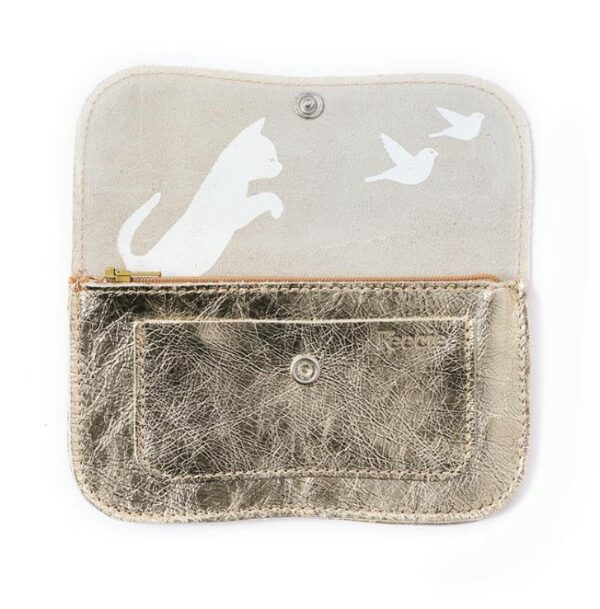 WALLET cat chase medium GOLD – Image 3