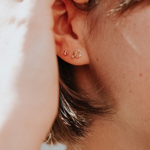 Boucle d'oreille Odette (argent 925) – Image 2