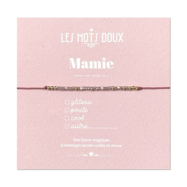 Bracelet LES MOTS DOUX mamie