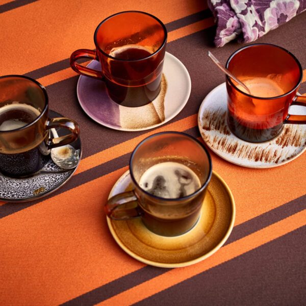 Set de 4 soucoupes
