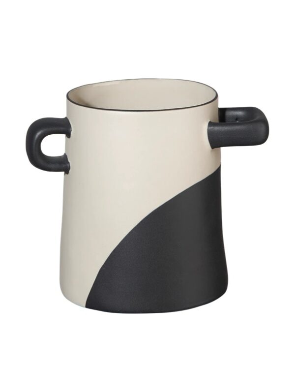 Vase NOIR ET BEIGE