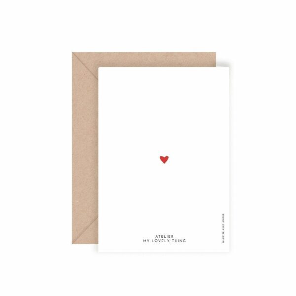 Carte double MERCI D AMOUR – Image 4