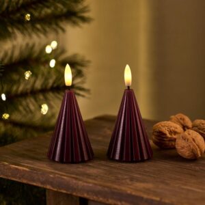 LAURA tree BORDEAUX 2pcs