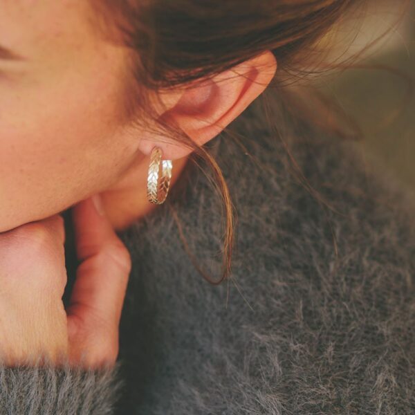 Créoles Anna (argent 925) – Image 2