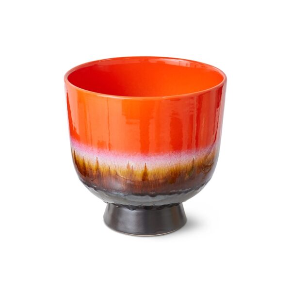 Retro flower pot CHERRY RED – Image 3