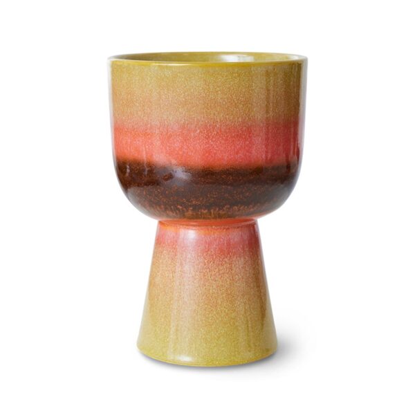 Retro flower pot LIME