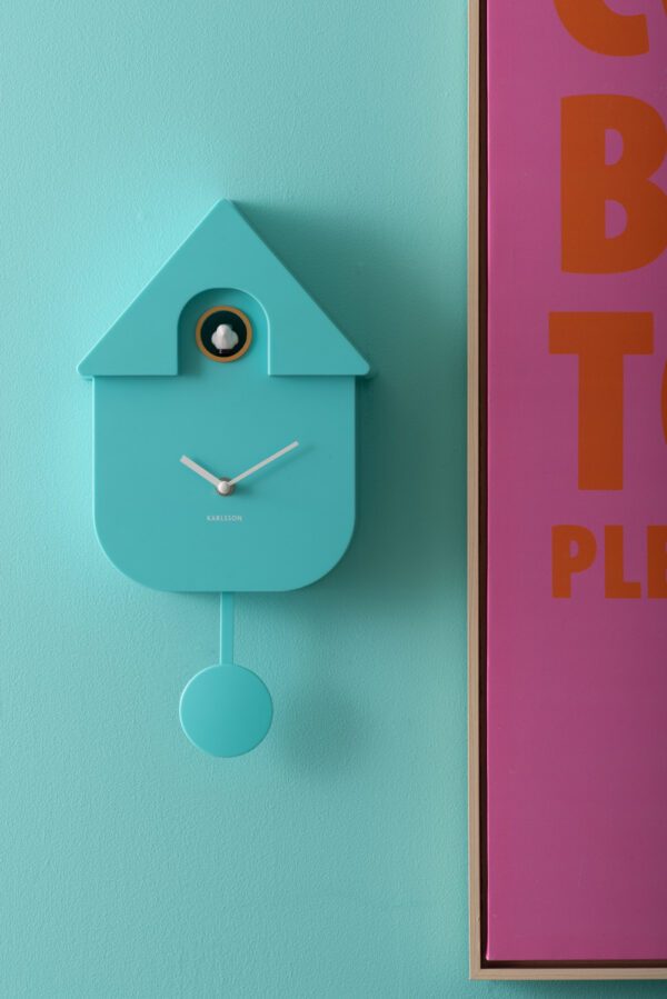 Horloge Coucou TURQUOISE