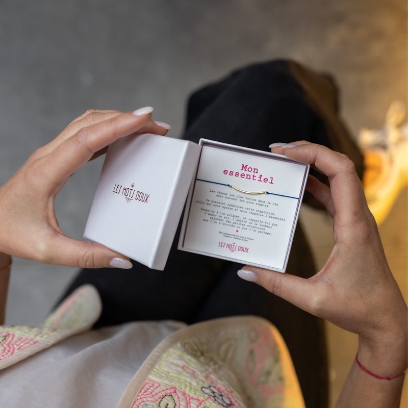 Bracelet LES MOTS DOUX - mon essentiel cobalt – Image 2