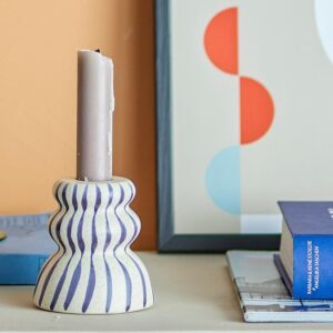 GABIN bougeoir bleu
