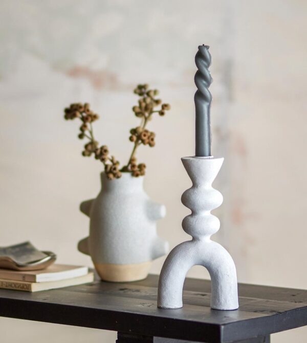 SYRA bougeoir blanc