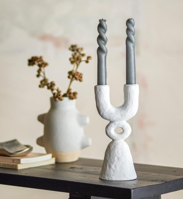 SYRA bougeoir blanc