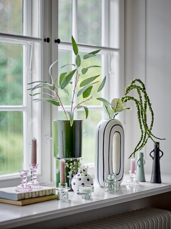 MAE vase bleu