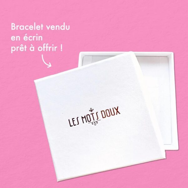 Bracelet LES MOTS DOUX merci COEUR – Image 2