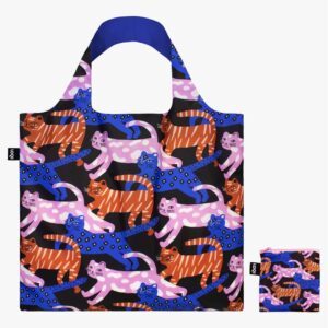 Sac réutilisable LOQI - GLITTER POWER CATS