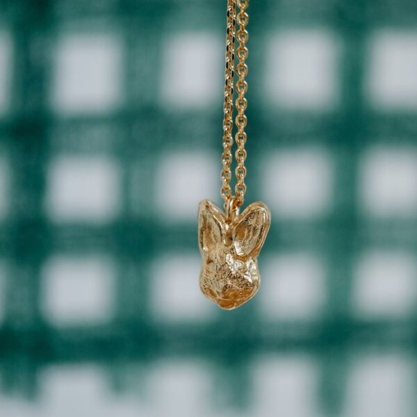 Collier "âme d'enfant" - Lapin (plaqué or) – Image 3