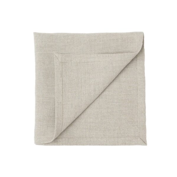 Lot de 6 serviettes PISE NATUREL