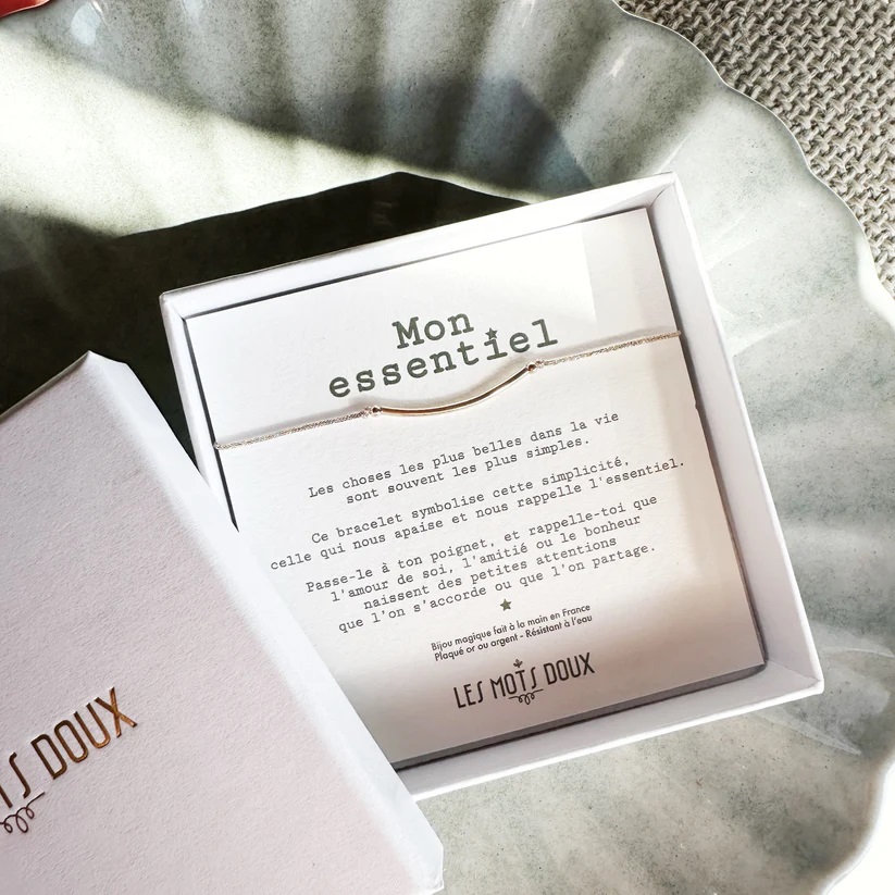 Bracelet LES MOTS DOUX - mon essentiel silver – Image 3