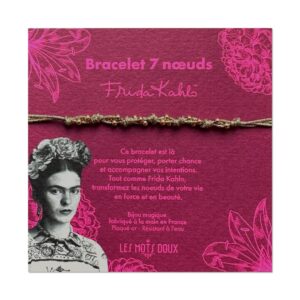 Bracelet LES MOTS DOUX - Frida 7 nœuds doré or
