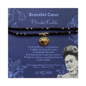 Bracelet LES MOTS DOUX - Frida double coeur