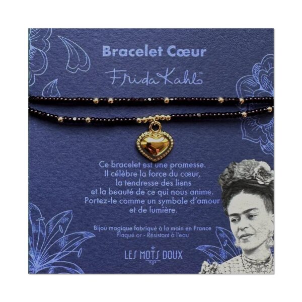 Bracelet LES MOTS DOUX - Frida double coeur