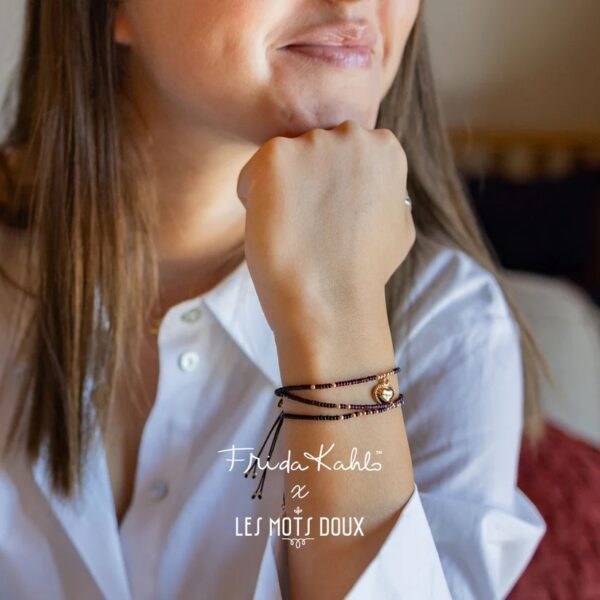 Bracelet LES MOTS DOUX - Frida double coeur – Image 4