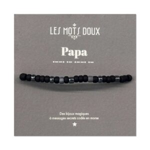 Bracelet LES MOTS DOUX HOMME - papa