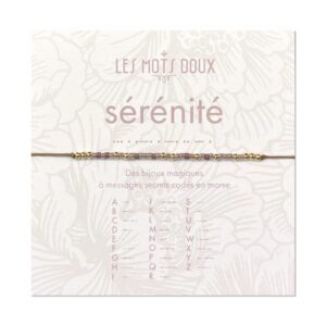 Bracelet LES MOTS DOUX sérénité