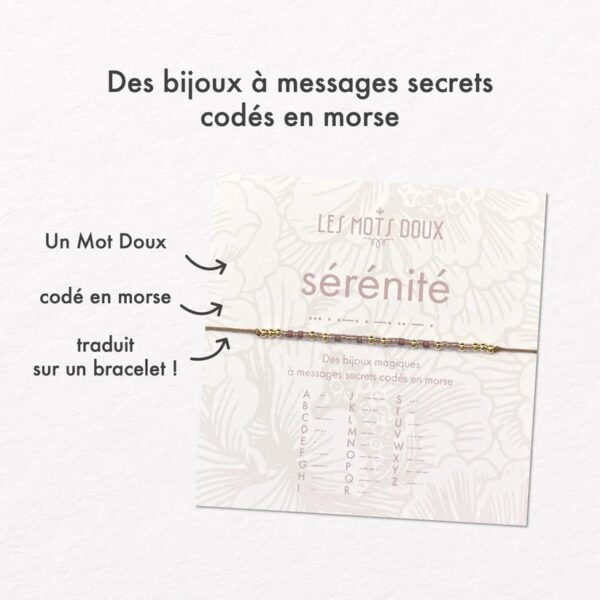 Bracelet LES MOTS DOUX sérénité – Image 2