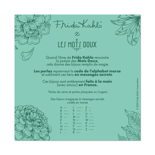Bracelet LES MOTS DOUX - Frida viva la vida – Image 5
