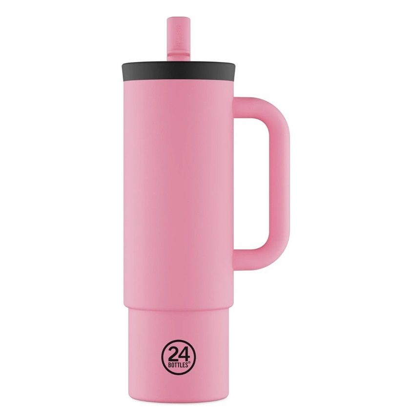 Straw cup - FLAMINGO