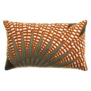 Coussin brodé EWAN FOUGERE 30*50