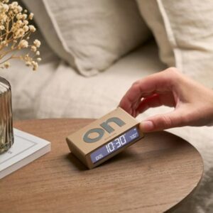 Réveil FLIP MINI MATT GOLD