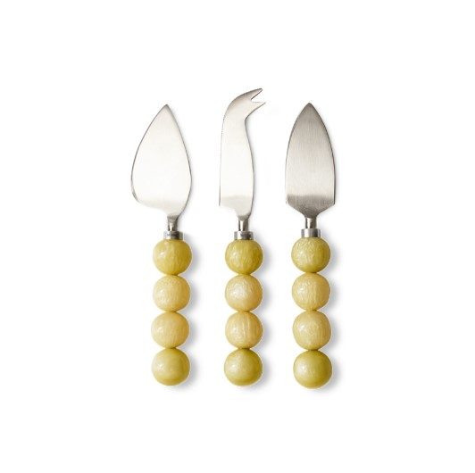 Ensemble de 3 couteaux à fromage LEMON