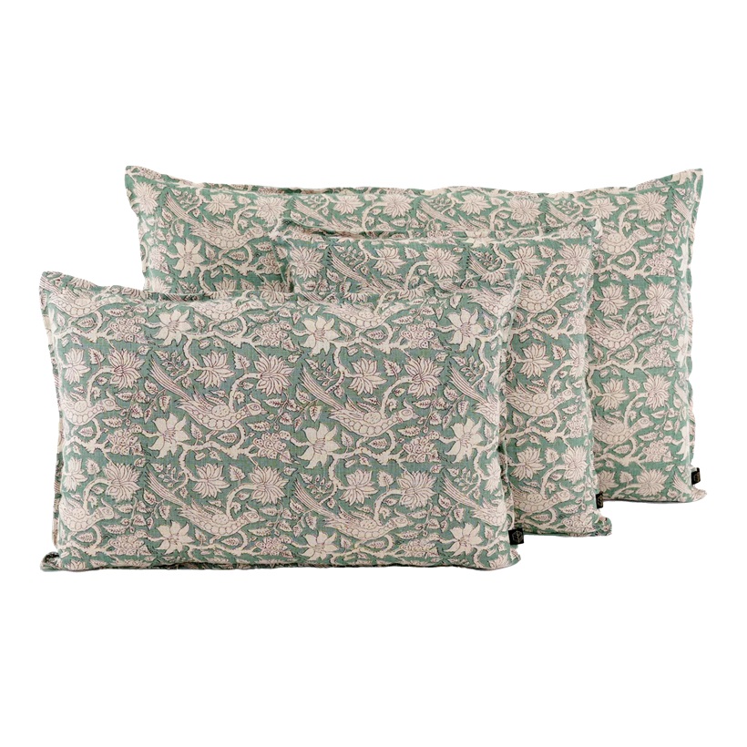 Coussin JAIPUR 45X45 SAUGE