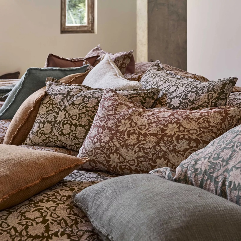 Coussin JAIPUR 45X45 SAUGE – Image 2