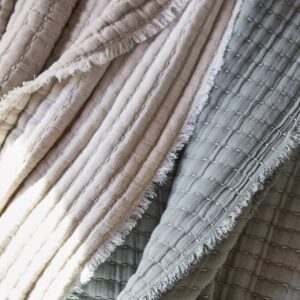 Plaid TIVOLI LIN/IVOIRE