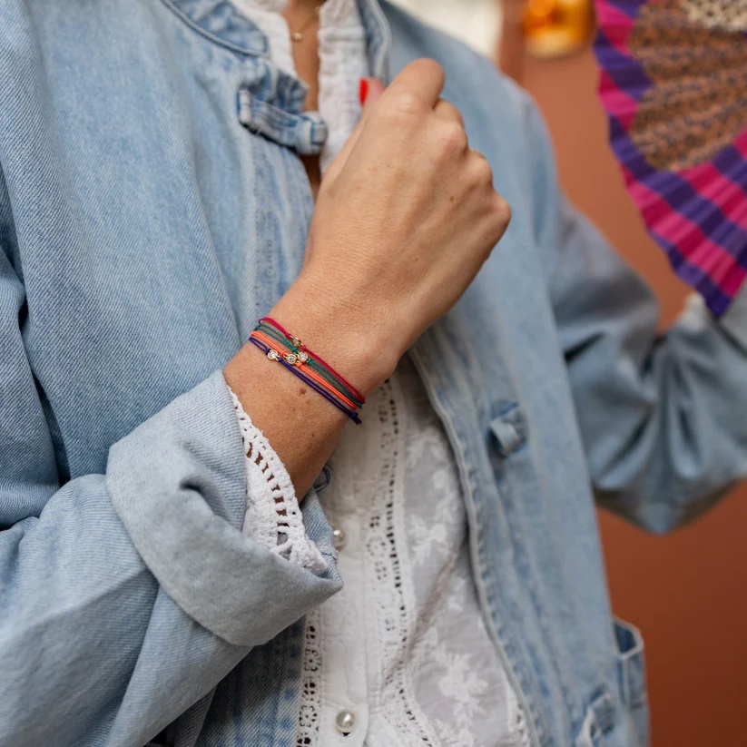 Bracelet LES MOTS DOUX - brille fuchsia – Image 3
