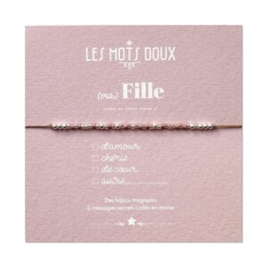 Bracelet LES MOTS DOUX ma fille
