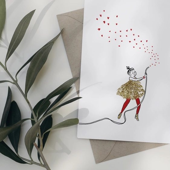 Carte double HEART BURST – Image 3