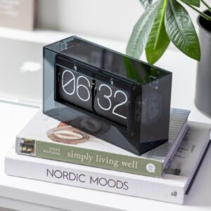 Horloge FLIP BLACK