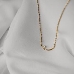 Collier LA FUNAMBULE plaqué or