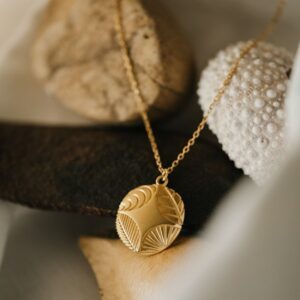 Collier "La chamane" (plaqué or)