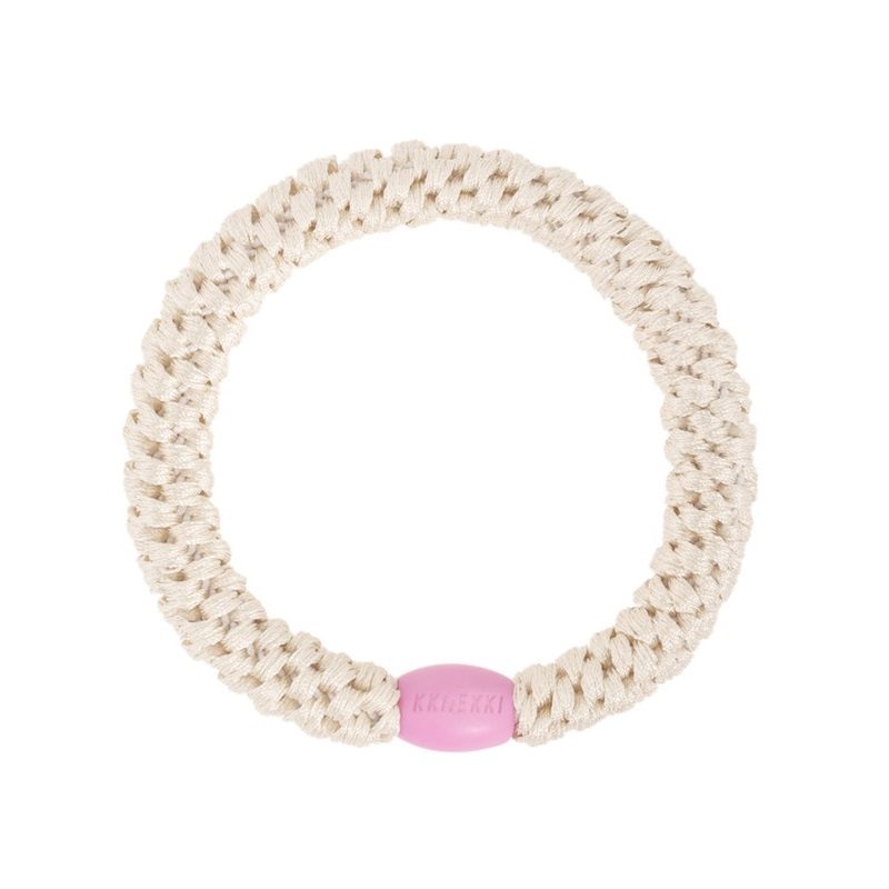 KKNEKKI ivory pink bead