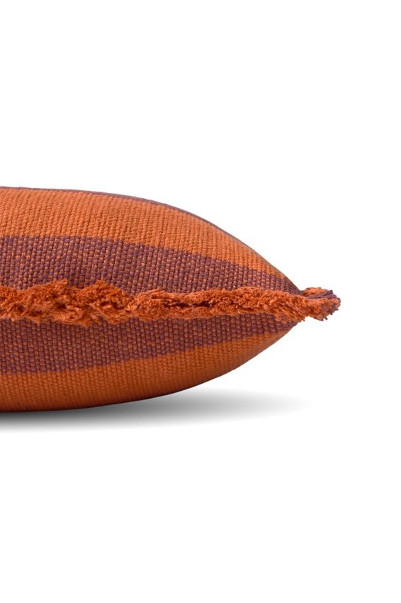 COUSSIN RECTANGULAIRE LINES TERRACOTTA – Image 3
