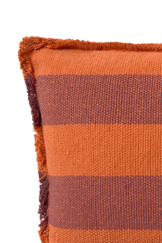 COUSSIN RECTANGULAIRE LINES TERRACOTTA – Image 4