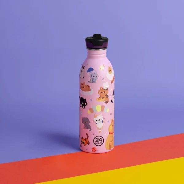 KIDS BOTTLE SPORT 500 ml MEOW FRIENDS – Image 2