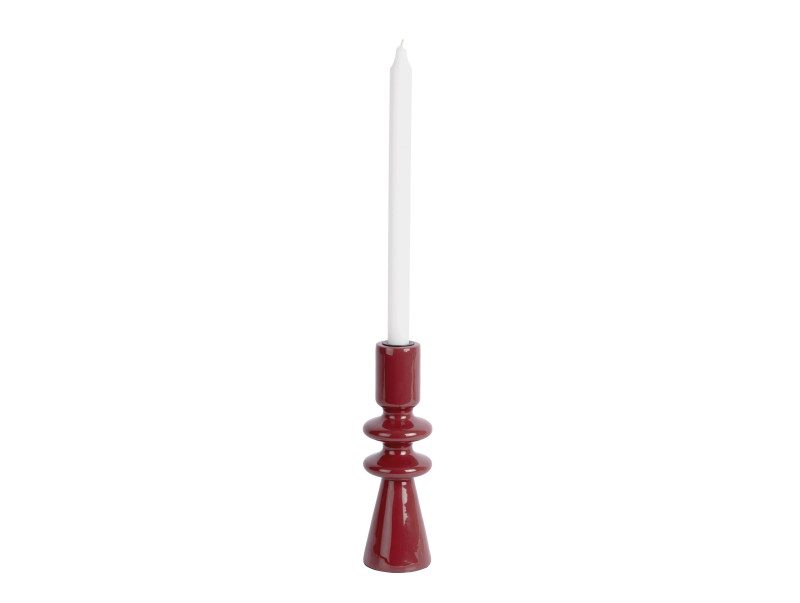 Bougeoir CADIZ L BURGUNDY – Image 2